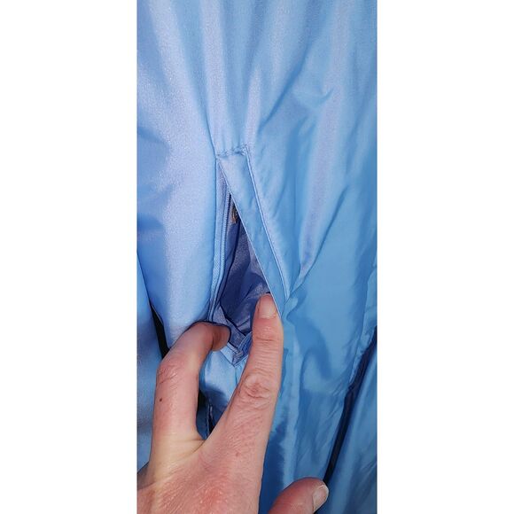 Vintage Roffe 70's or 80's Baby Blue One Piece Snowsuit Ski Suit - Picture 9 of 11